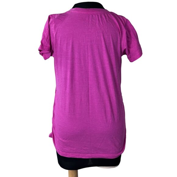 Youre Kickin Me Smalls Pink Graphic Tee Shirt Crazy Dog - Picture 3 of 9